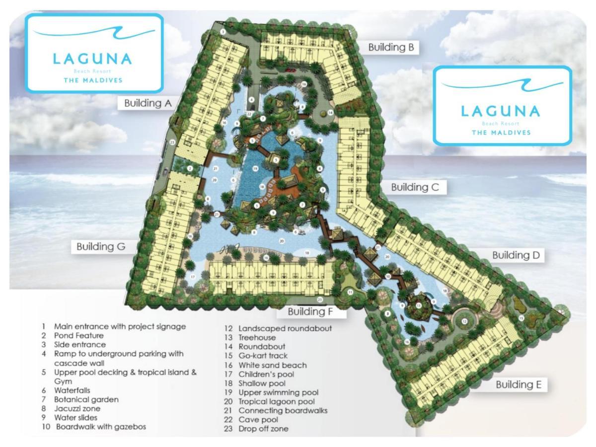 Laguna Beach Condo Resort 3 Maldives Pattaya Pool View ลากูน่า บีช คอนโด รีสอร์ต 3 พัทยา ジョムティエンビーチ エクステリア 写真